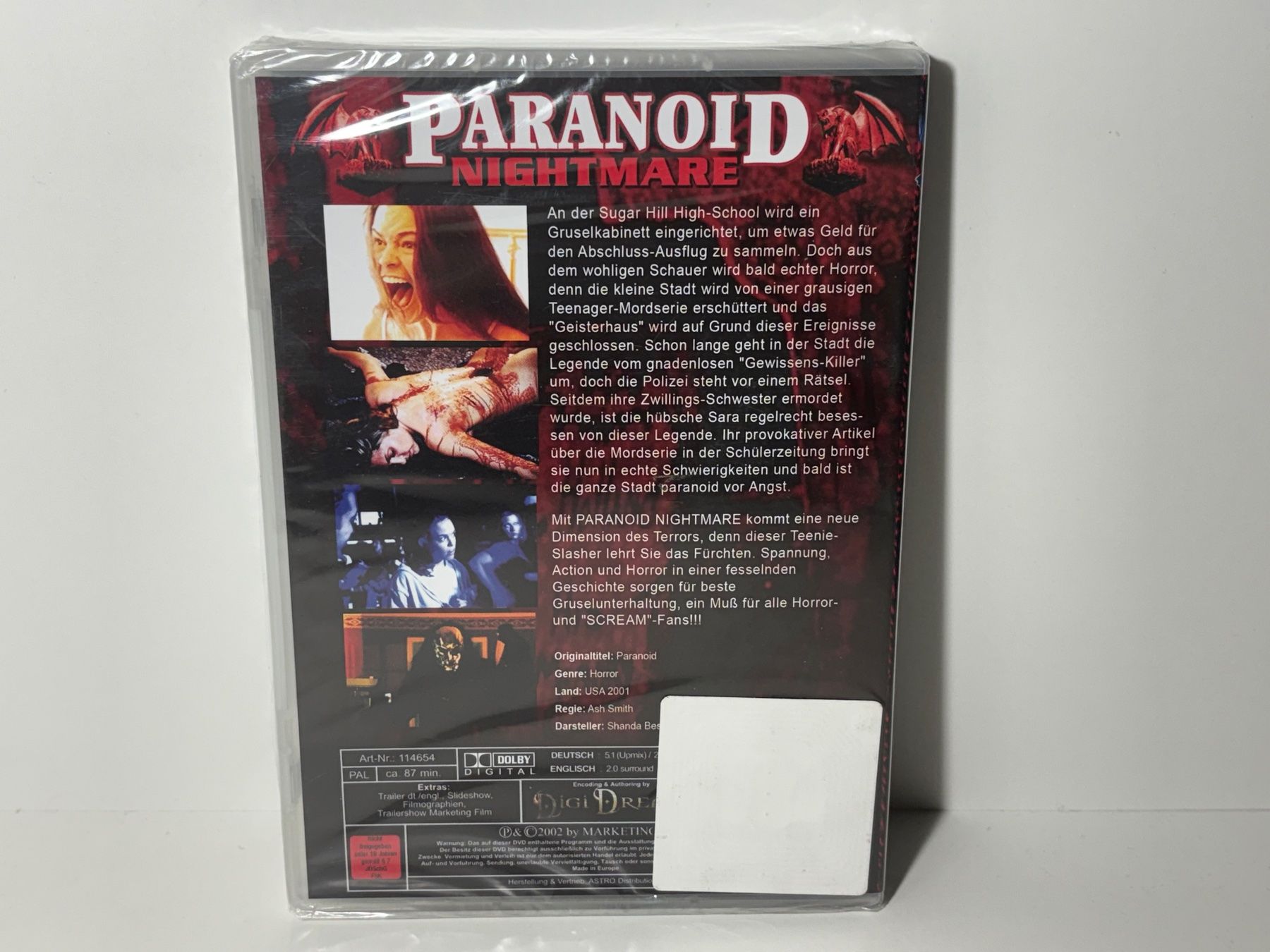 Tutti i DVDs: Paranoid Nightmare DVD OVP – Nuovo e nell'imballaggio originale da Wilderswil venduto da Sstriker 1