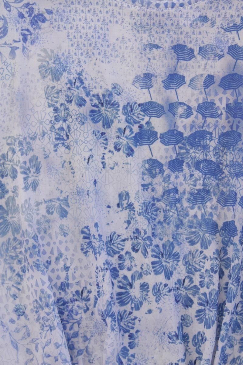 Camicette: Taifun Kurzarmbluse Gr. 46 blau – Usato da Neustadt an der Waldnaab venduto da SecondLifeFashion 2