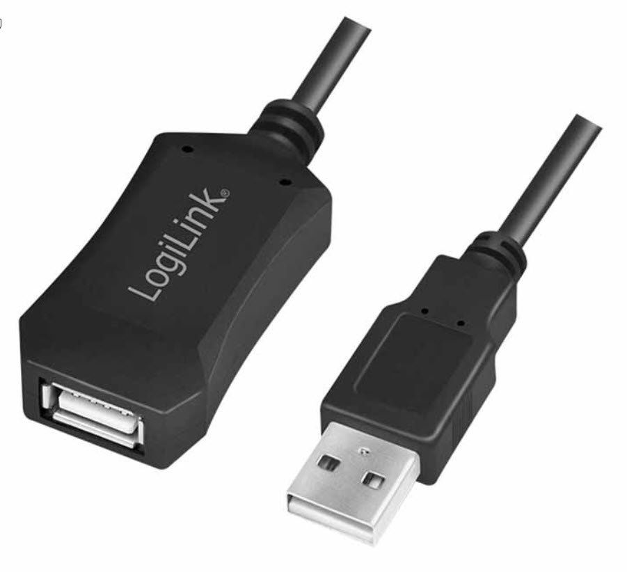 Cavi: USB 2.0 Kabel, A Stecker auf Buchse, 5 m, Elektr. Repeater – Nuovo (secondo la descrizione) da Unterengstringen venduto da tmue1