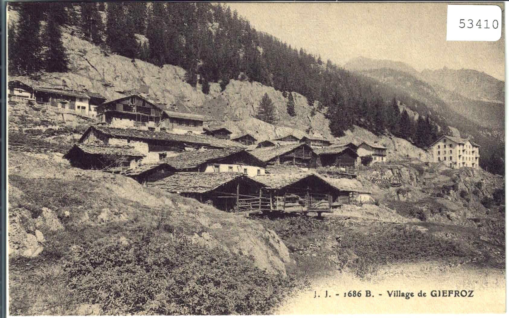 Cartoline postali: Village de Gietroz – Usato da Ettingen venduto da Kartenplanet