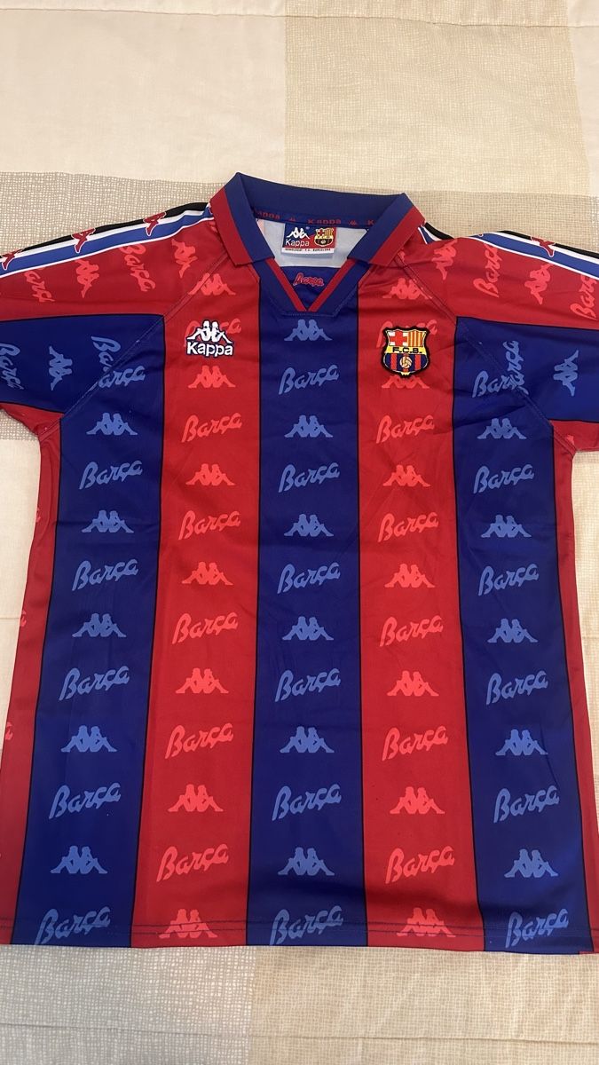 Kappa Canottiere & Pantaloni: Barcelona 1996 Jersey - RONALDO 9 – Nuovo (secondo la descrizione) da Oberrieden venduto da jon_5cl2 1