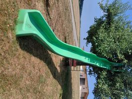 Rüegg Rutschbahn grün Spielplatz Gerät gebraucht