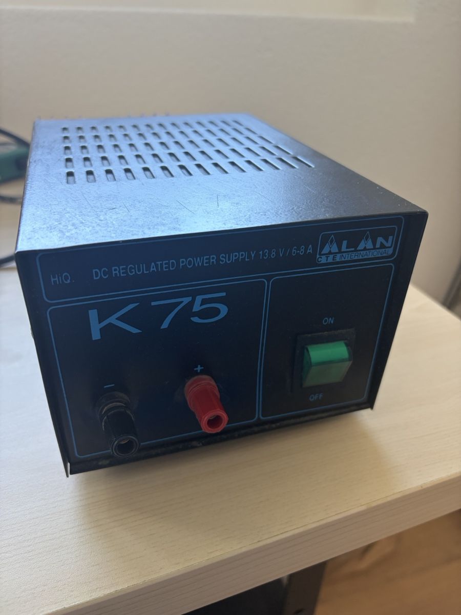 Alimentazione elettrica: ALAN K75 Netzteil 13.8V 6-8A – Usato da Adliswil venduto da Stardust11