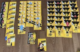 YB Autogrammkarten, alle signiert!