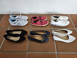 6 Paar Schuhe Gr. 38
