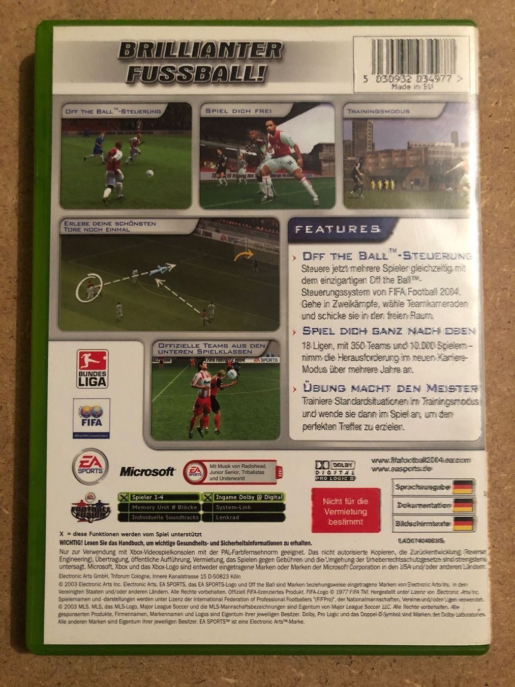 Giochi: FIFA 2004 für Xbox – Usato da Kestenholz venduto da Mad18 2