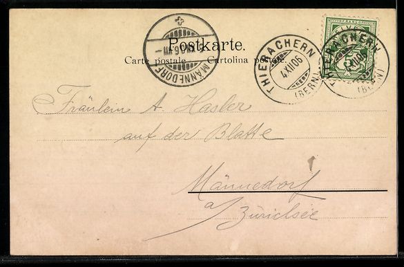 Ansichtskarten: Egg-Thierachern, Gasthof zur Egg und Pos – Gebraucht aus Berlin von bartko-reher 1