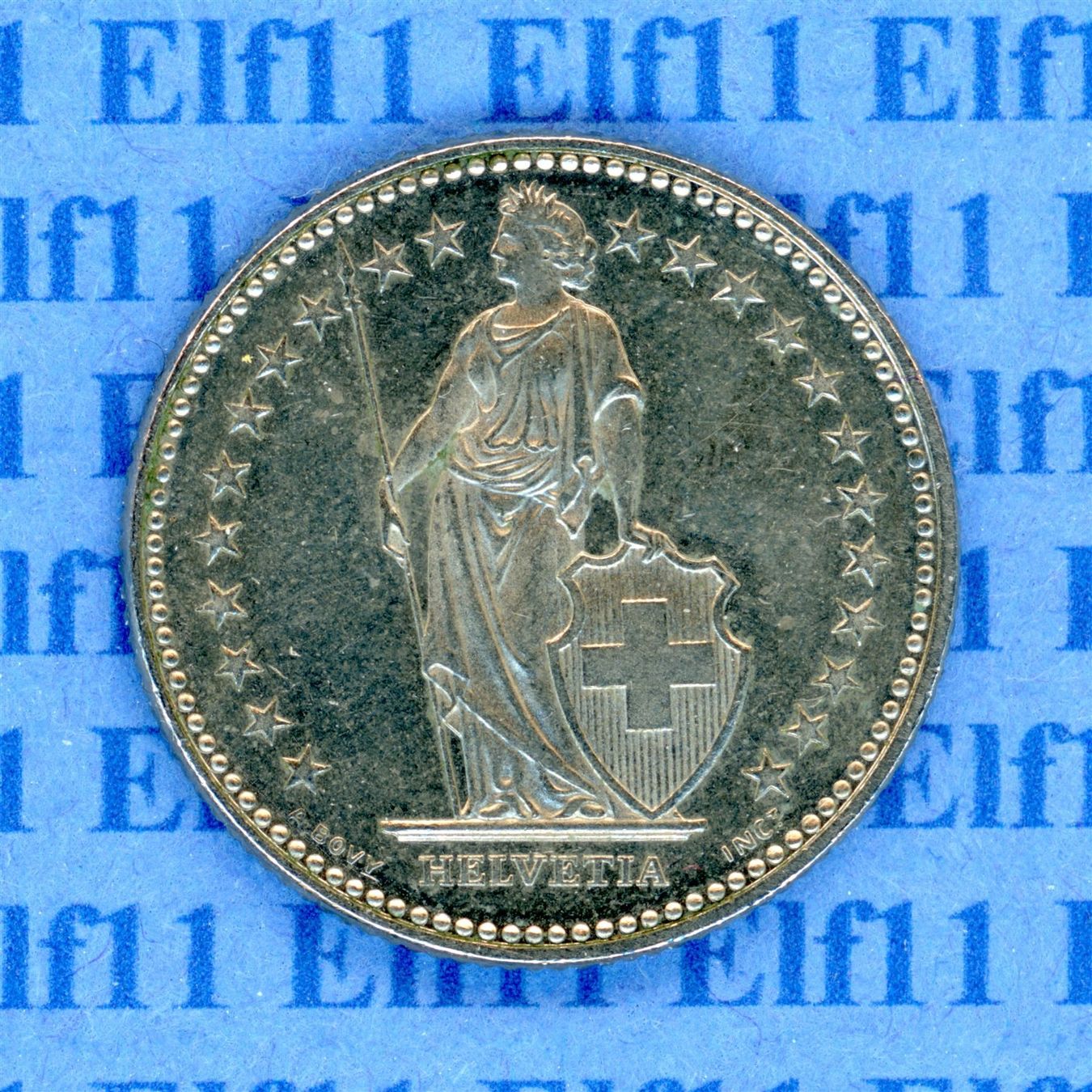 Tutti le monete: CHF___1.00 1990 -unz 1 Franken – Usato da Widnau venduto da Elf11 1