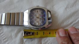 PORIENTO HERREN ANTIK UHR-H-AUFZEUG.DATE.LÄÜFT-35X40MM