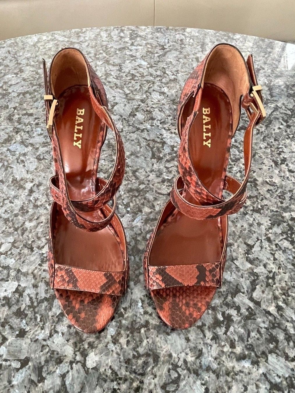 Bally Scarpe da donna: Bally Schlangenleder High Heels Gr 40 – Nuovo e nell'imballaggio originale da Zetzwil venduto da kurt8171