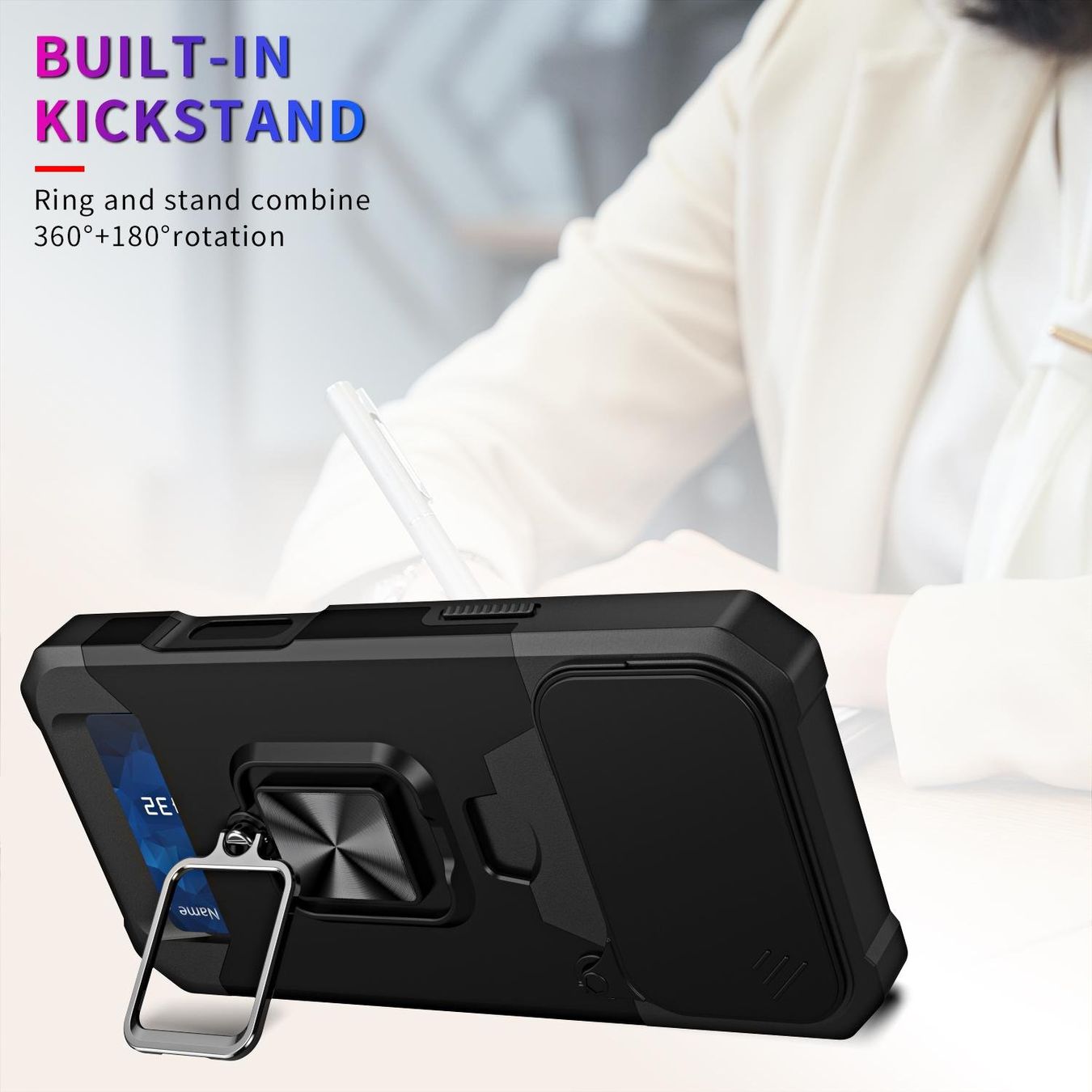 Cover & Protezioni schermo: iPhone 17 PRO Hülle Cover Ring Case Etui Coque Tasche Robust – Nuovo e nell'imballaggio originale da Volketswil venduto da coverandmore 5