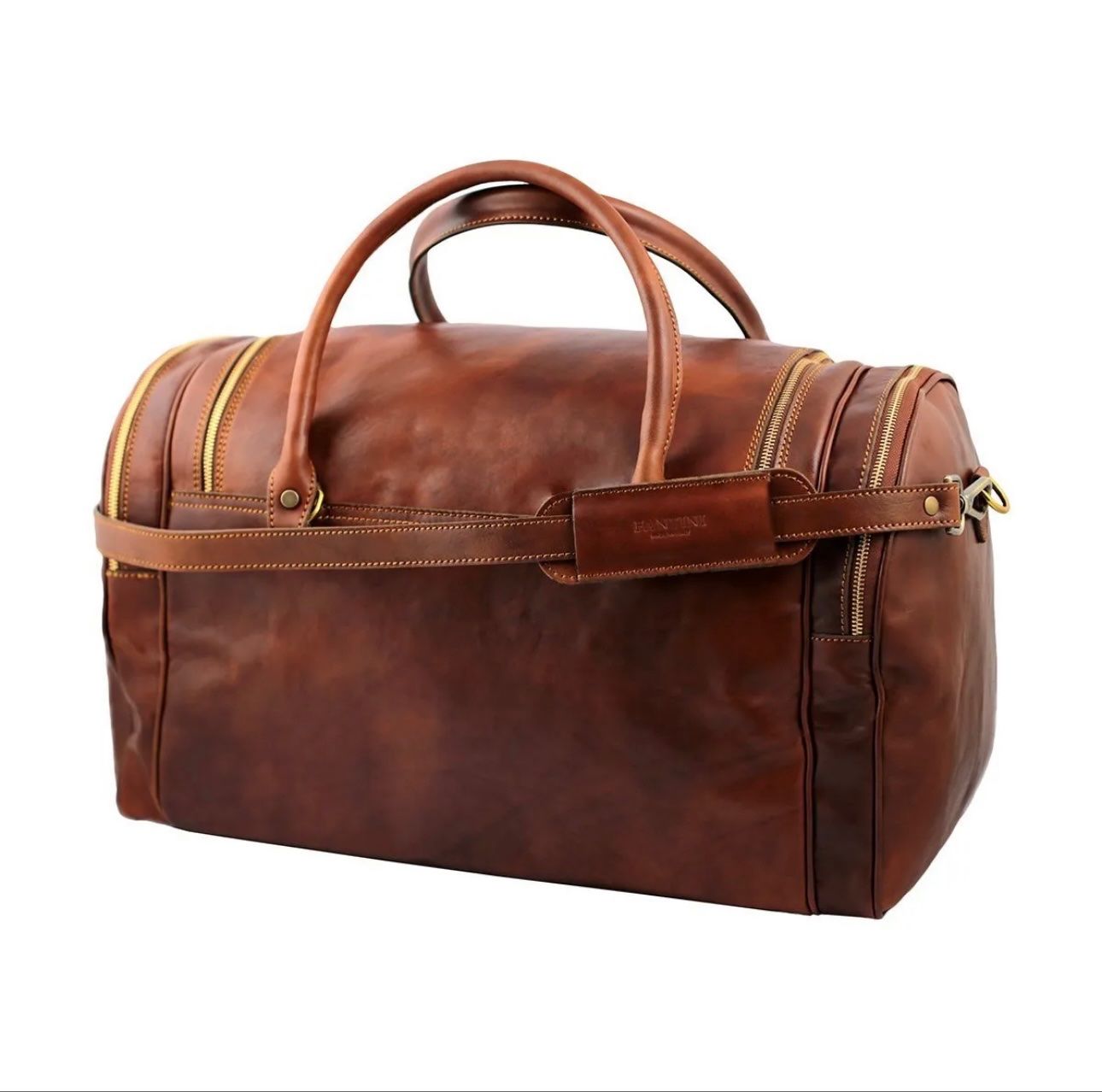 Borse: Reisetasche Leder Praga - Farbe: Braun – Nuovo e nell'imballaggio originale da Wittenbach venduto da WWW.DRILUBAGS.CH 1