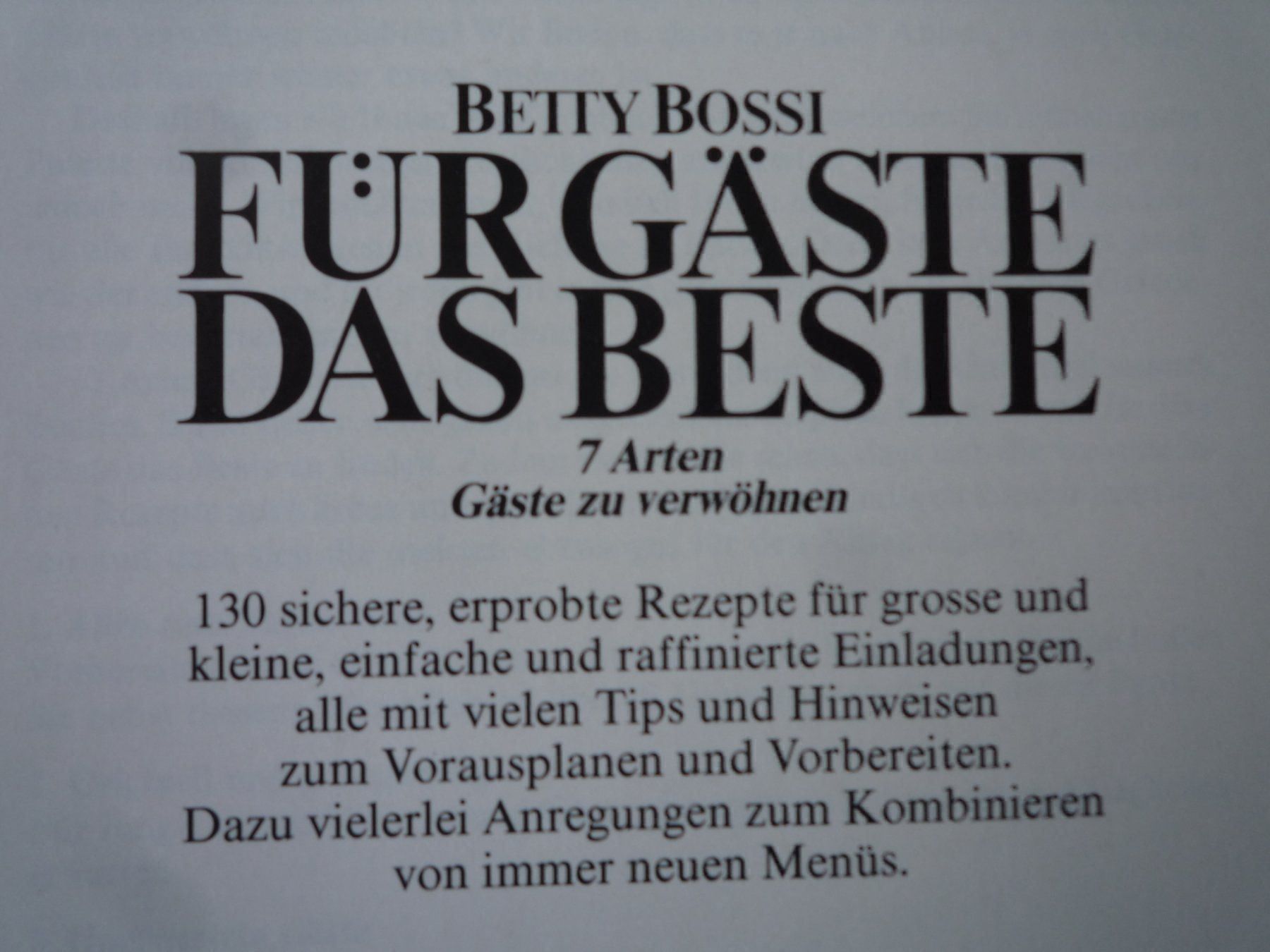Libri: Für Gäste das Beste – Usato da Rafz venduto da Sonnenblume305 1