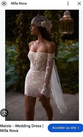 Robe de mariée portée 4h, Milla Nova collection 2026