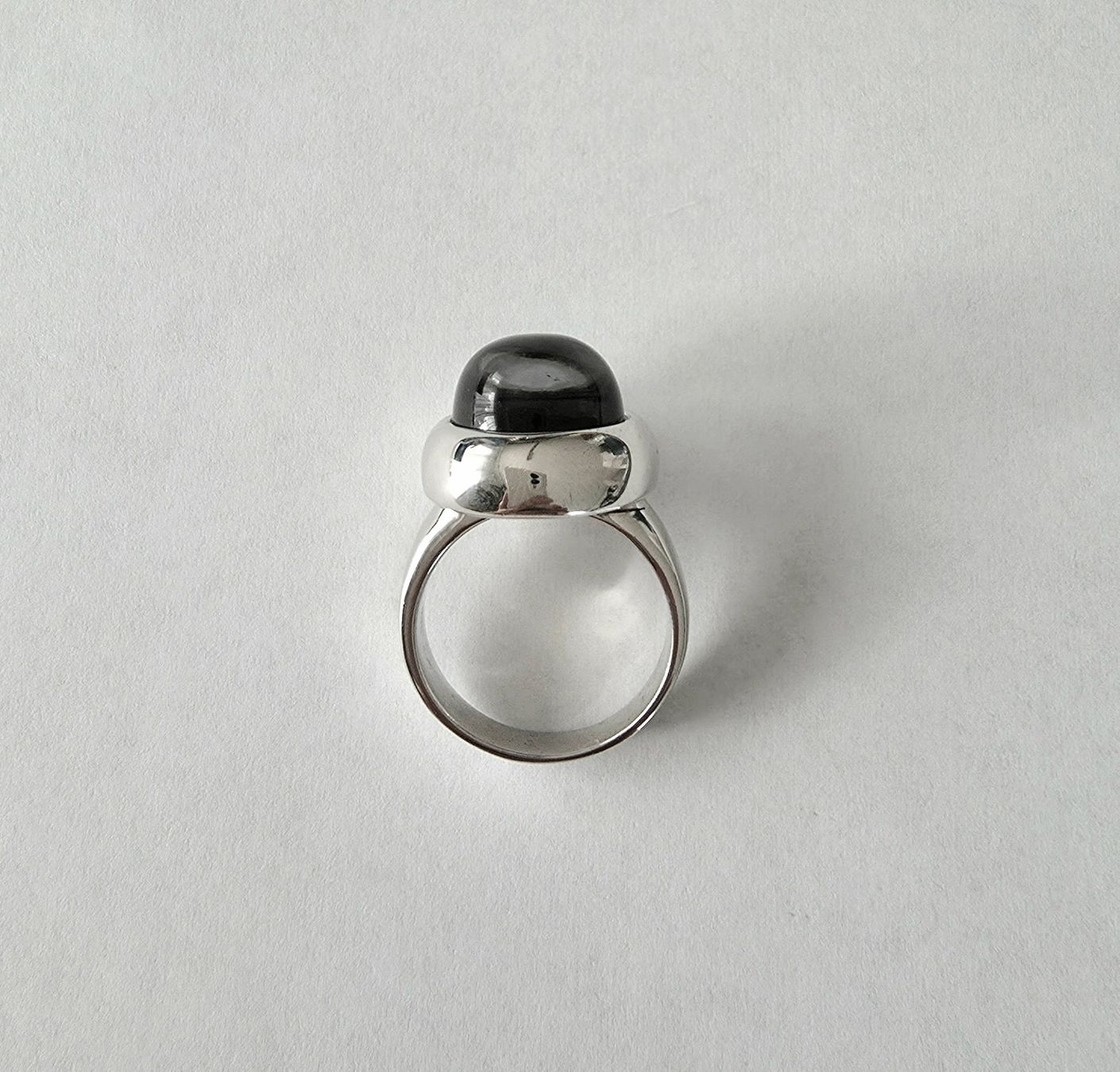 Ringe: Schlichtes Design Silberring 925 mit Bergkristall-Cabochon – Neu und originalverpackt aus Uetikon am See von Coralreef 7