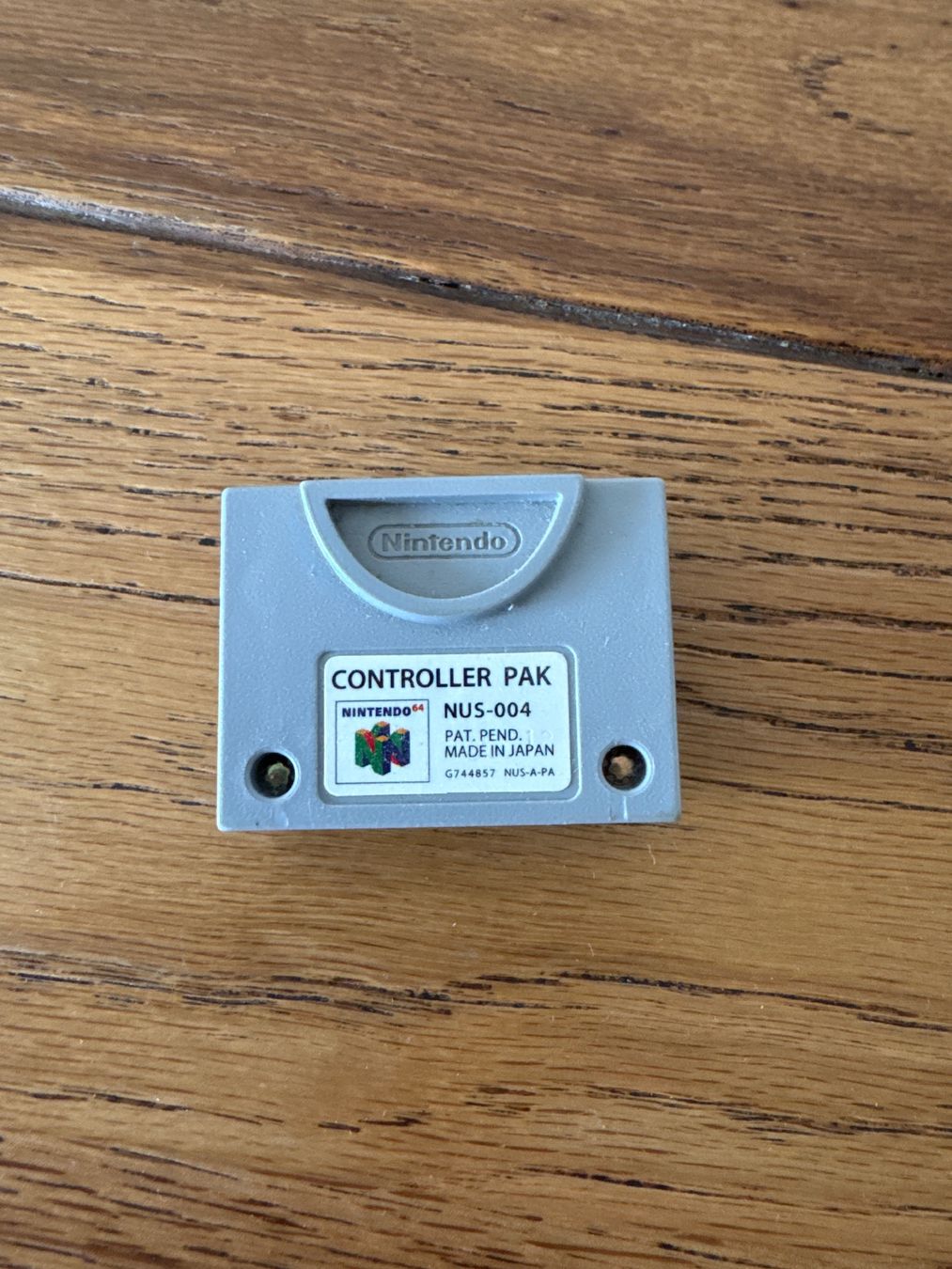 Nintendo Console: Nintendo N64 Controller Pak NUS-004 – Usato da Lenzburg venduto da eyworld