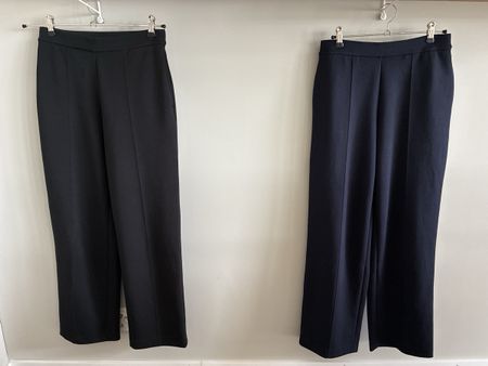 Uniqlo Stoffhosen Set dunkelblau und schwarz, Grösse S