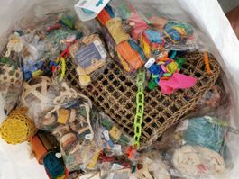 Grosses Zubehör Set für Nager oder Vögel