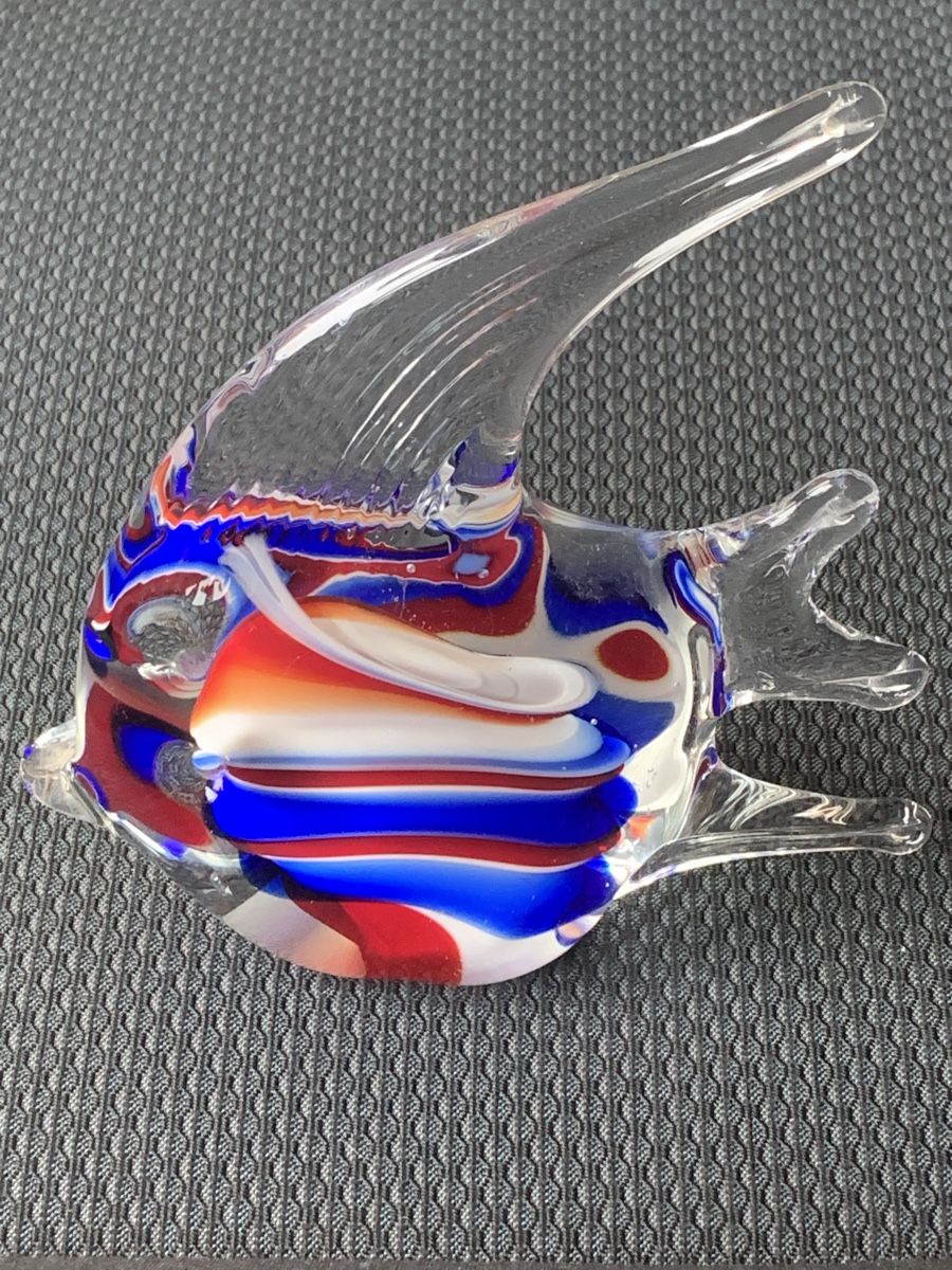 Statuette: Glas -  „Fisch“ – Usato da Wangen b. Olten venduto da Finolino28