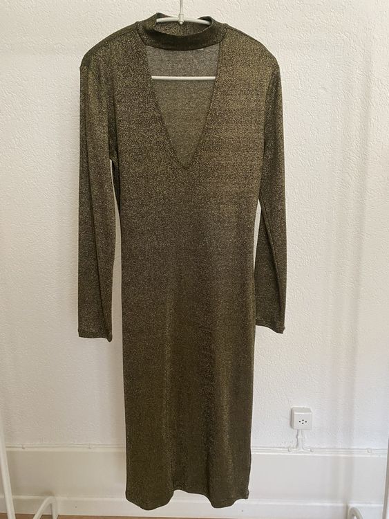 Robe de soirée longue dorée/noir Ivyrevel, t.M/38 | Kaufen auf Ricardo