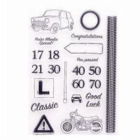 Neues Set  Motivstempel  Geburri/Führerschein NEU