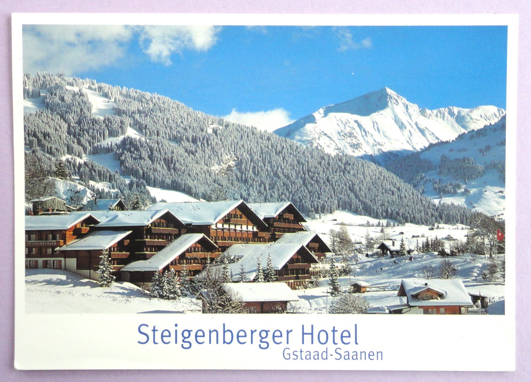Cartoline postali: Steingenberger Hotel, Gstaad-Saanen – Usato da Fétigny venduto da Billy2miny