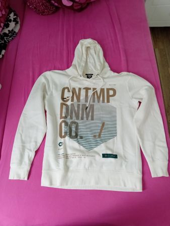 FSBN Hoodie Gr. L, Slim Fit, beige, neuwertig.
