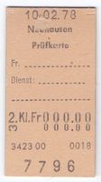 Billette Prüfkarte Dienste ?  👀