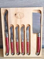 Laguiole Käsemesser Set 6-teilig Messer Neu im Holz-Kasten