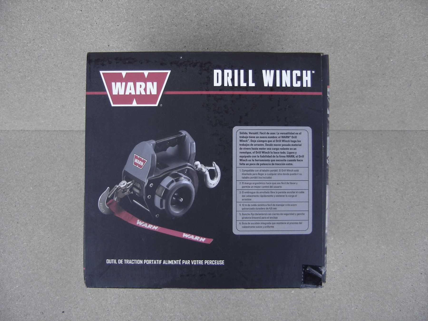 Altro per stoccaggio & trasporto: tragbare WARN Seilwinde Drill Winch für Akkuschrauber – Nuovo e nell'imballaggio originale da Brunnen venduto da terras 2