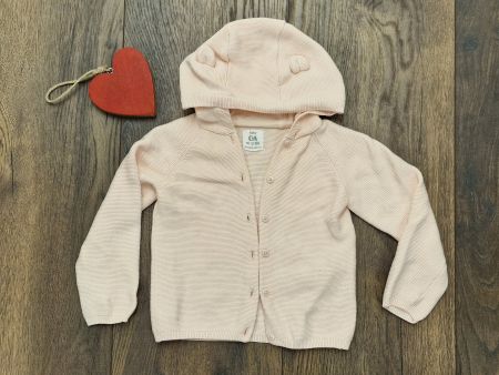 100% Baumwoll Strickjacke C&A rosa Grösse 86 wie neu!
