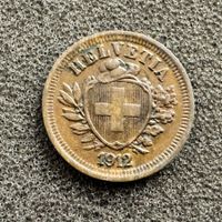 1 Rappen Schweiz Wappen 1912