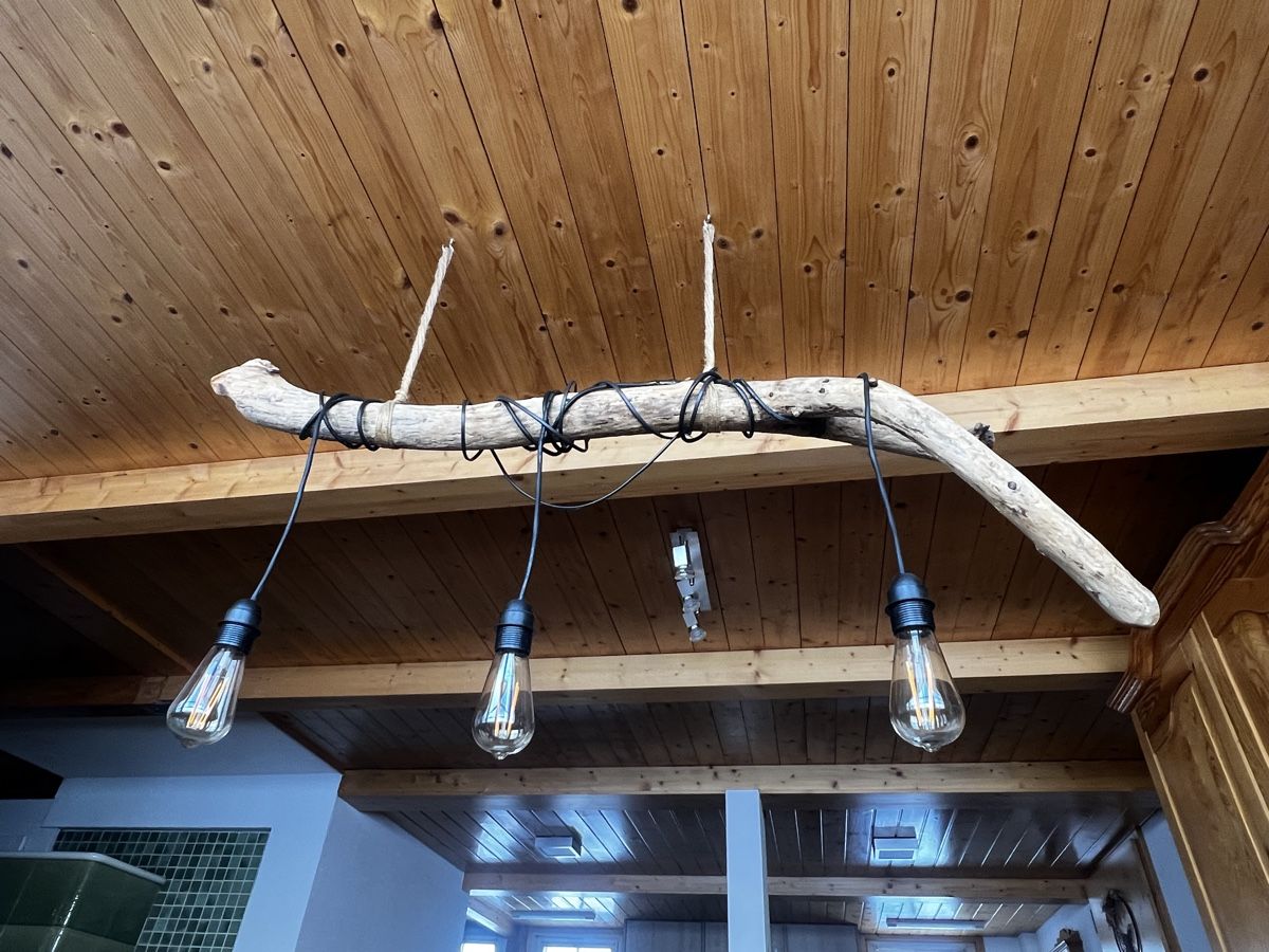 Lampes: Lampe aus Rhein Schwemmholz – D'occasion à Schönengrund par Oldbutgold93 1