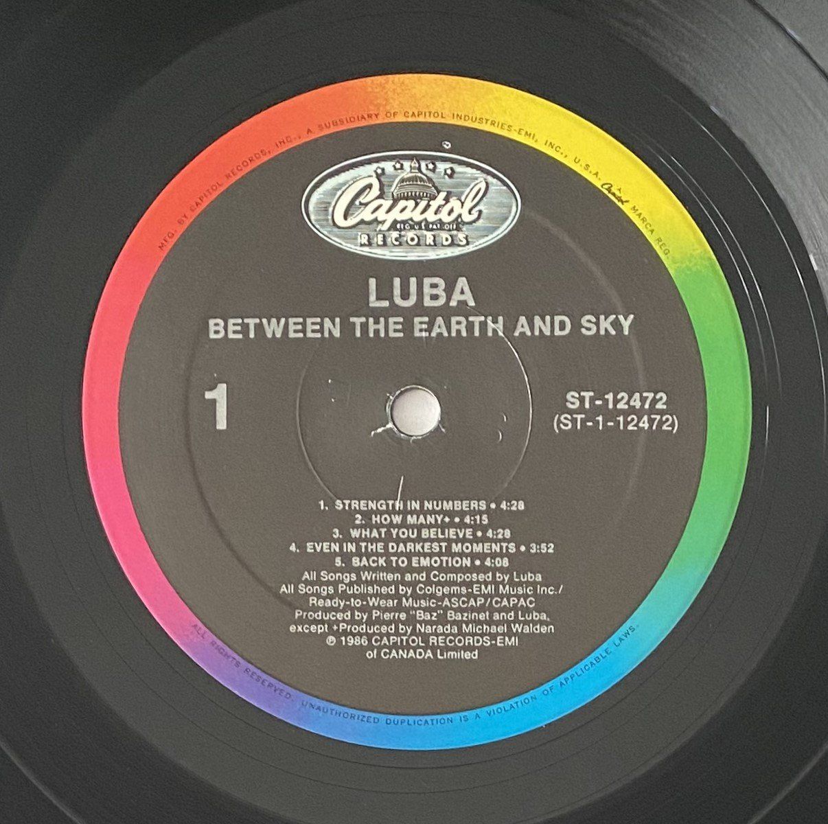 Schallplatten: Luba, Between The Earth & Sky – Gebraucht aus Flums von Empe1 2