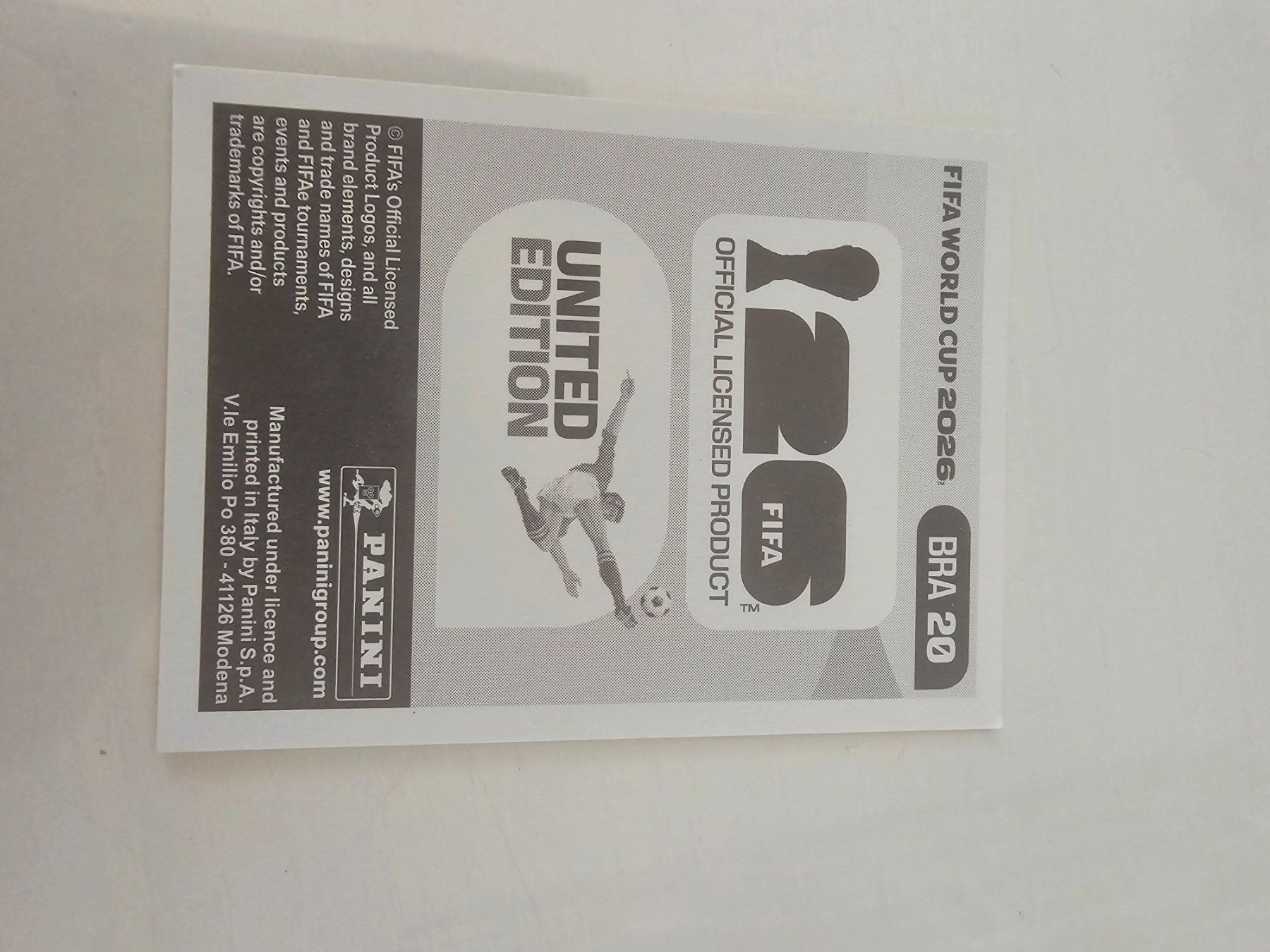 Panini Cartes à collectionner: BRA 20 – D'occasion à Pregassona par sig_6v2k 1