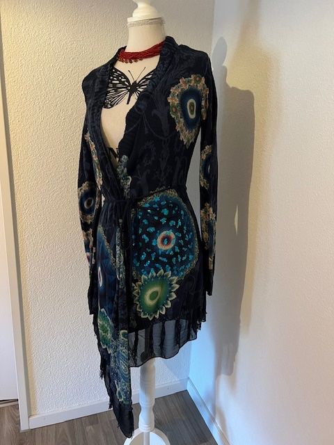 Desigual Giacche: Desigual elegante Strickjacke Gr 36/38/40 - Baumwolle – Usato da Neerach venduto da romiping 2