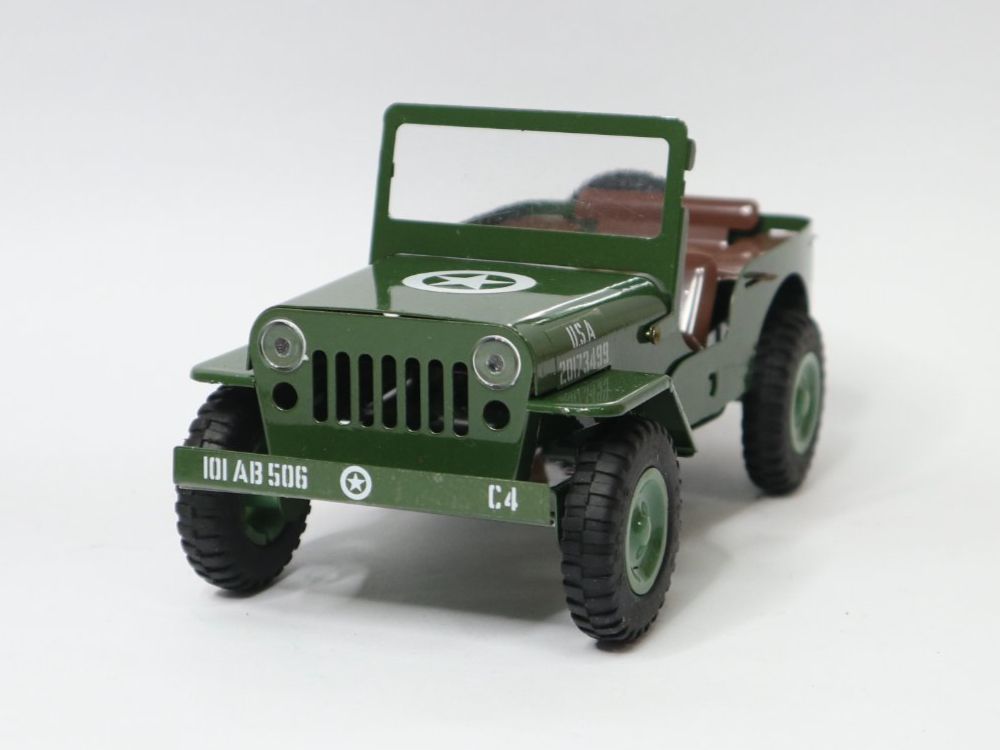Ites Blechauto Willys Jeep unbespielt made in Tschechien 7