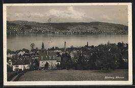 Kilchberg, Schooren, Ortsansicht mit Gew
