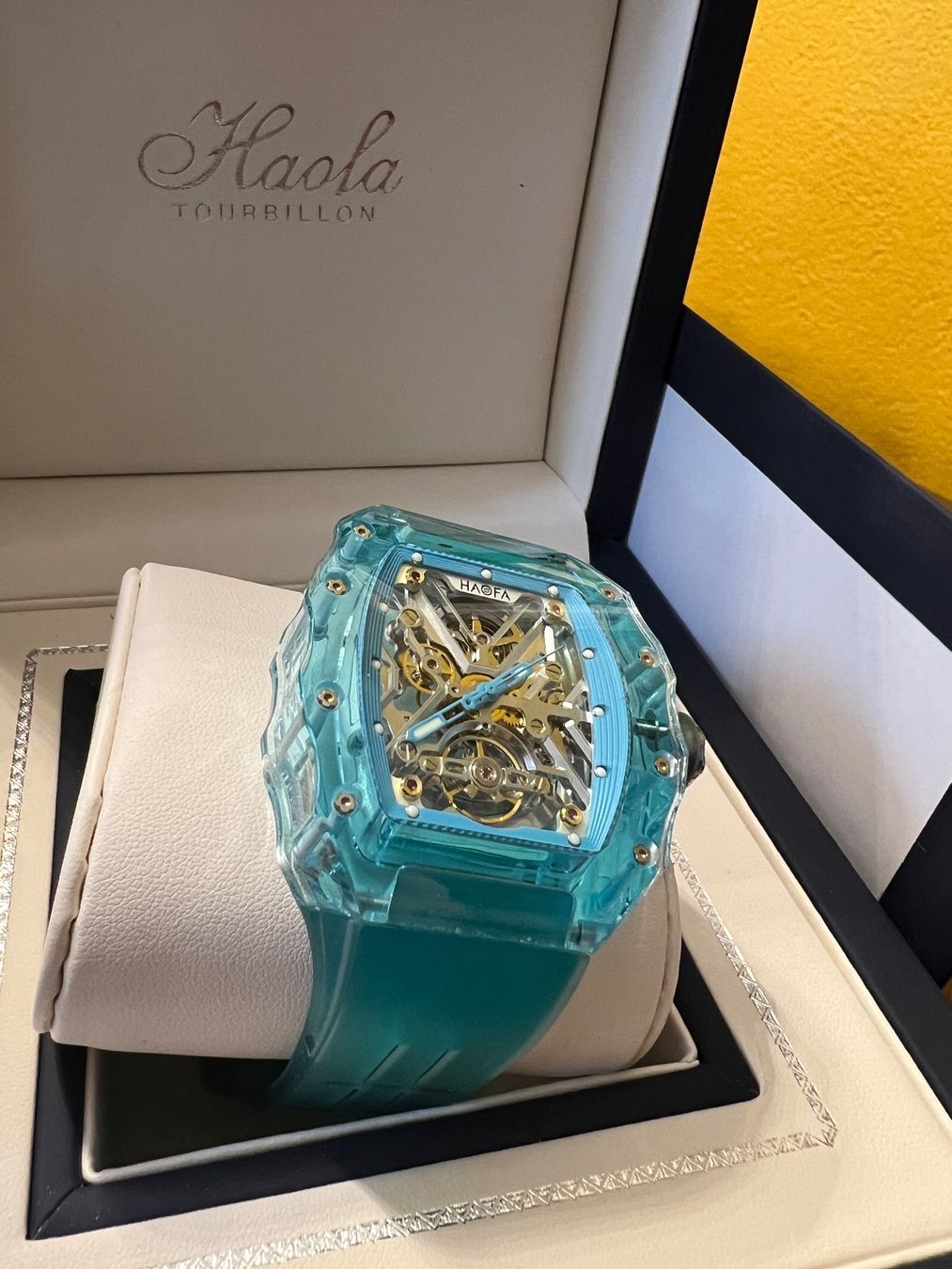Orologi: HAOFA Blue Crystal / Automatic Watch - Rare – Nuovo (secondo la descrizione) da Derendingen venduto da MDPshopandmore 4