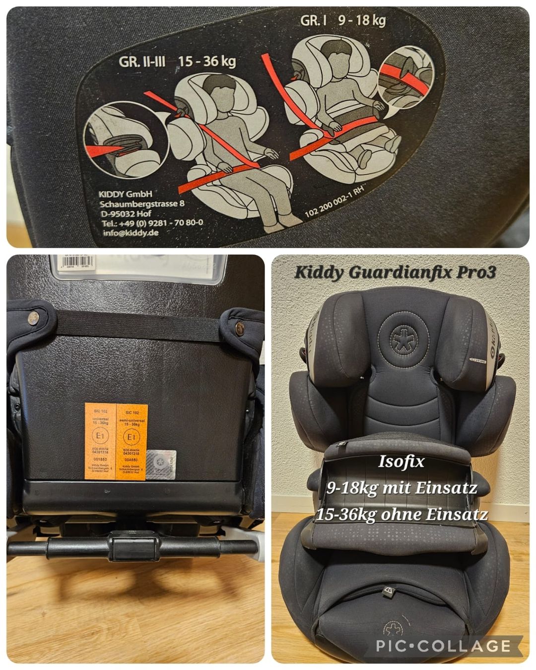 Kiddy Seggiolini per auto: Kiddy Guardianfix 3  – Usato da Ibach venduto da ELA6975