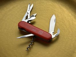 Altes Sackmesser WENGER Orange mit Schere „EgoKiefer“ RAR
