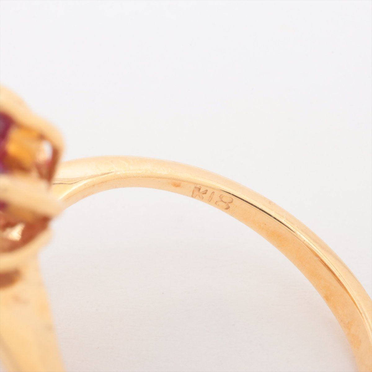 Anelli: Ring Ruby & Diamonds Yellow Gold 18kt 6.5g – Usato da Carouge GE venduto da Watchaser 2