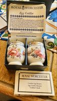 Royal Worcester Eier-Coddler Set 2 Stück neu in Box