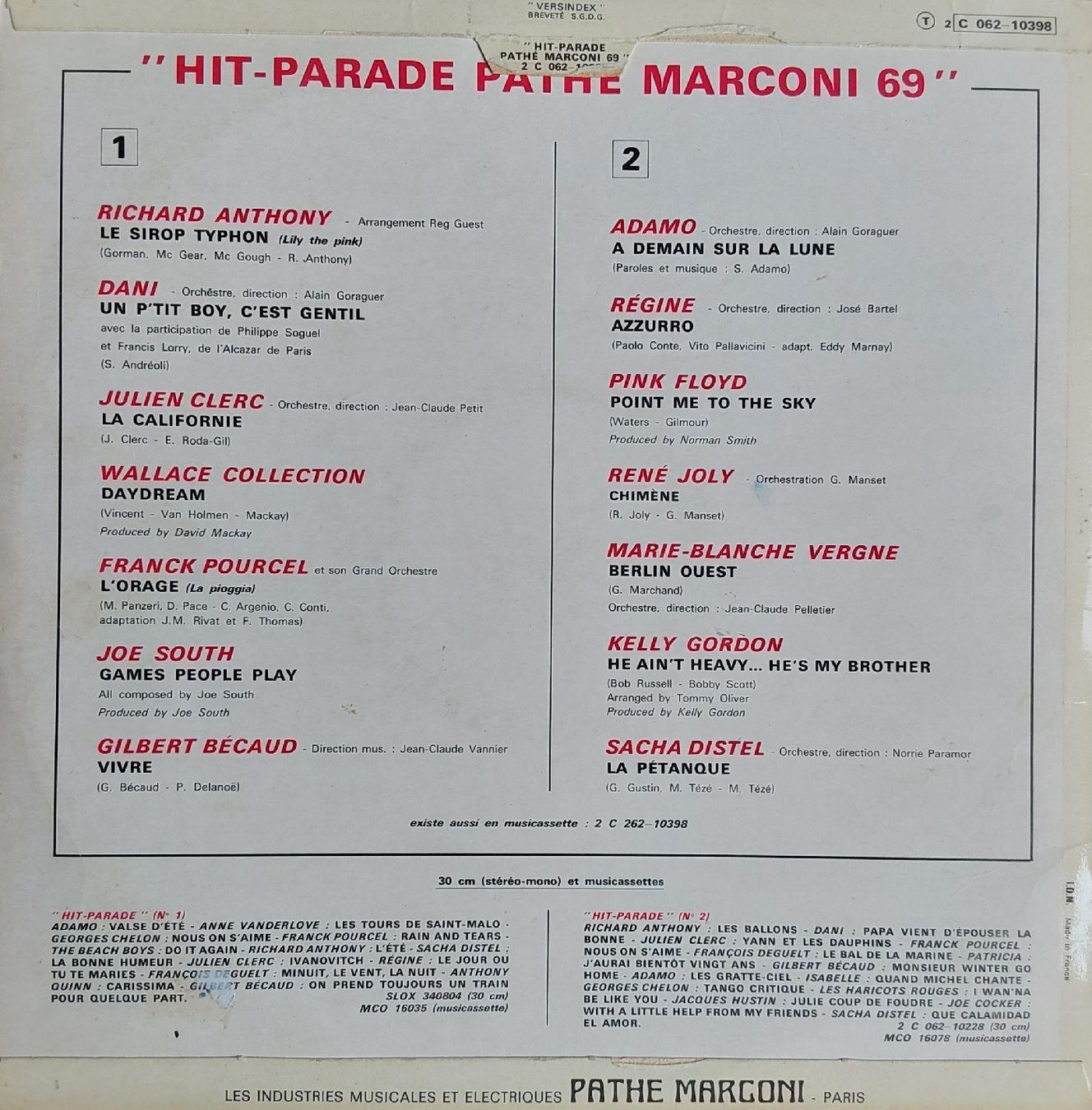 Schallplatten: Vinyl LP Hit-Parade Pathé Marconi 69 - Compilation – Gebraucht aus Villeret von Fil11 1