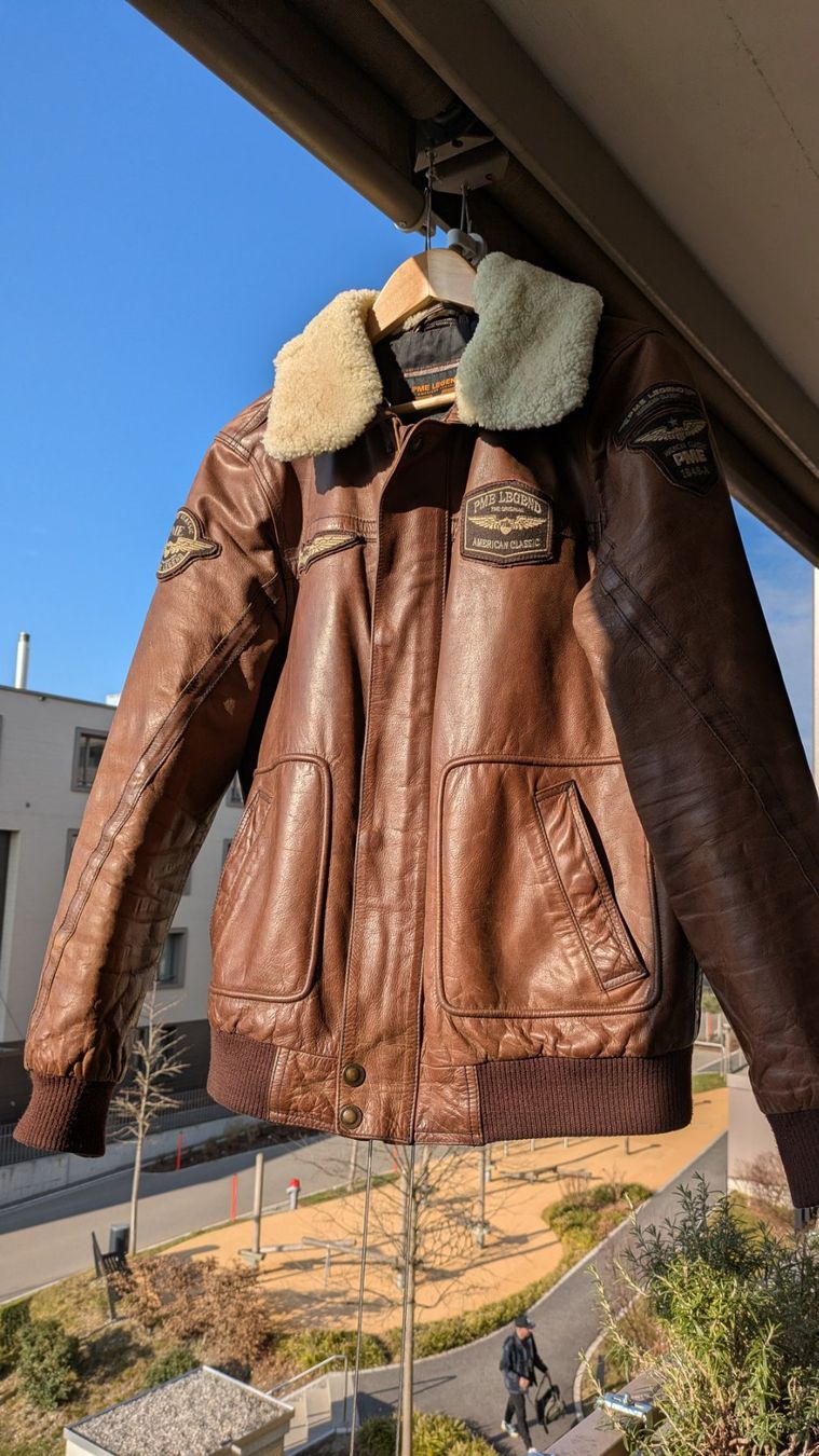 PME Legend Hudson Lederjacke M Fliegerjacke gebraucht