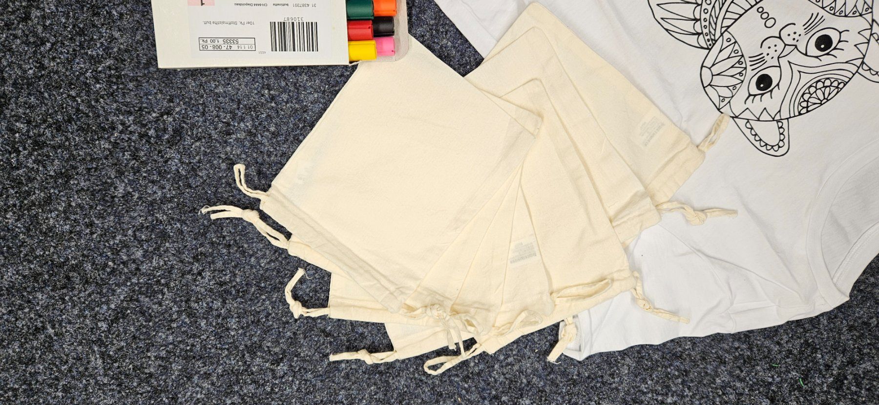 Kit bricolage: Bastelset Textil- Malerei – Usato da Balgach venduto da silvia2030 5
