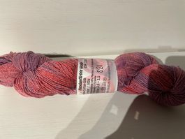 1Knäuel Handgefärbte Wolle Merino Cotton Silk