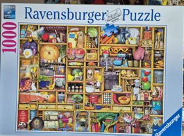 Ravensburger Puzzle "kurioses Küchenregal" 1000tlg