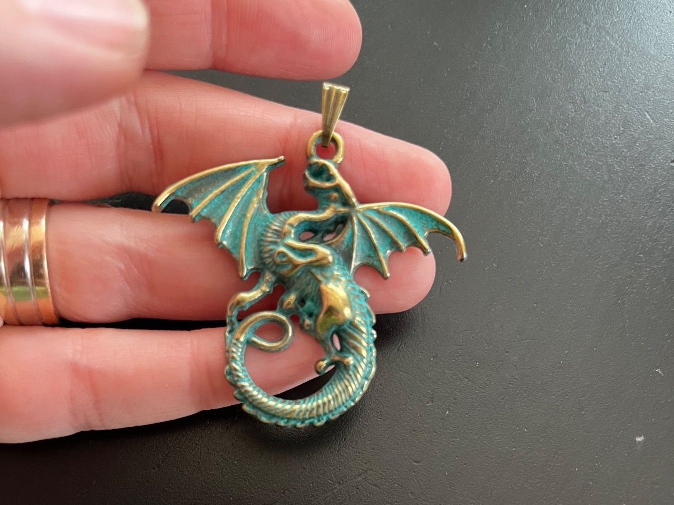 Ciondoli: Amulett/ Anhänger Drache – Nuovo (secondo la descrizione) da Gams venduto da Mariawicca 1