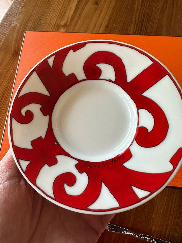 Hermès Set di piatti: Hermes espresso set neu – Nuovo e nell'imballaggio originale da Kilchberg ZH venduto da cruella 3